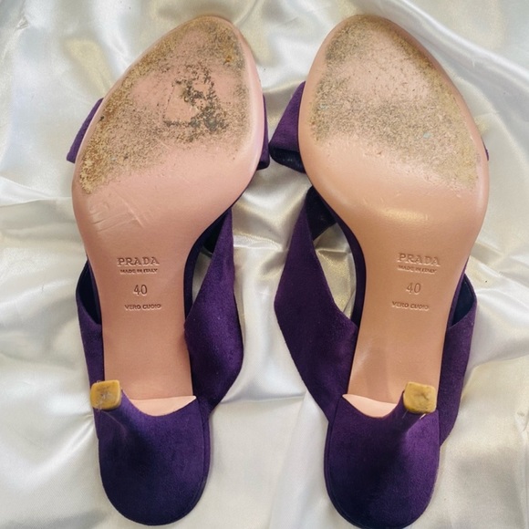 Prada Calzature Donna knot sandals in Viola - Picture 3 of 8